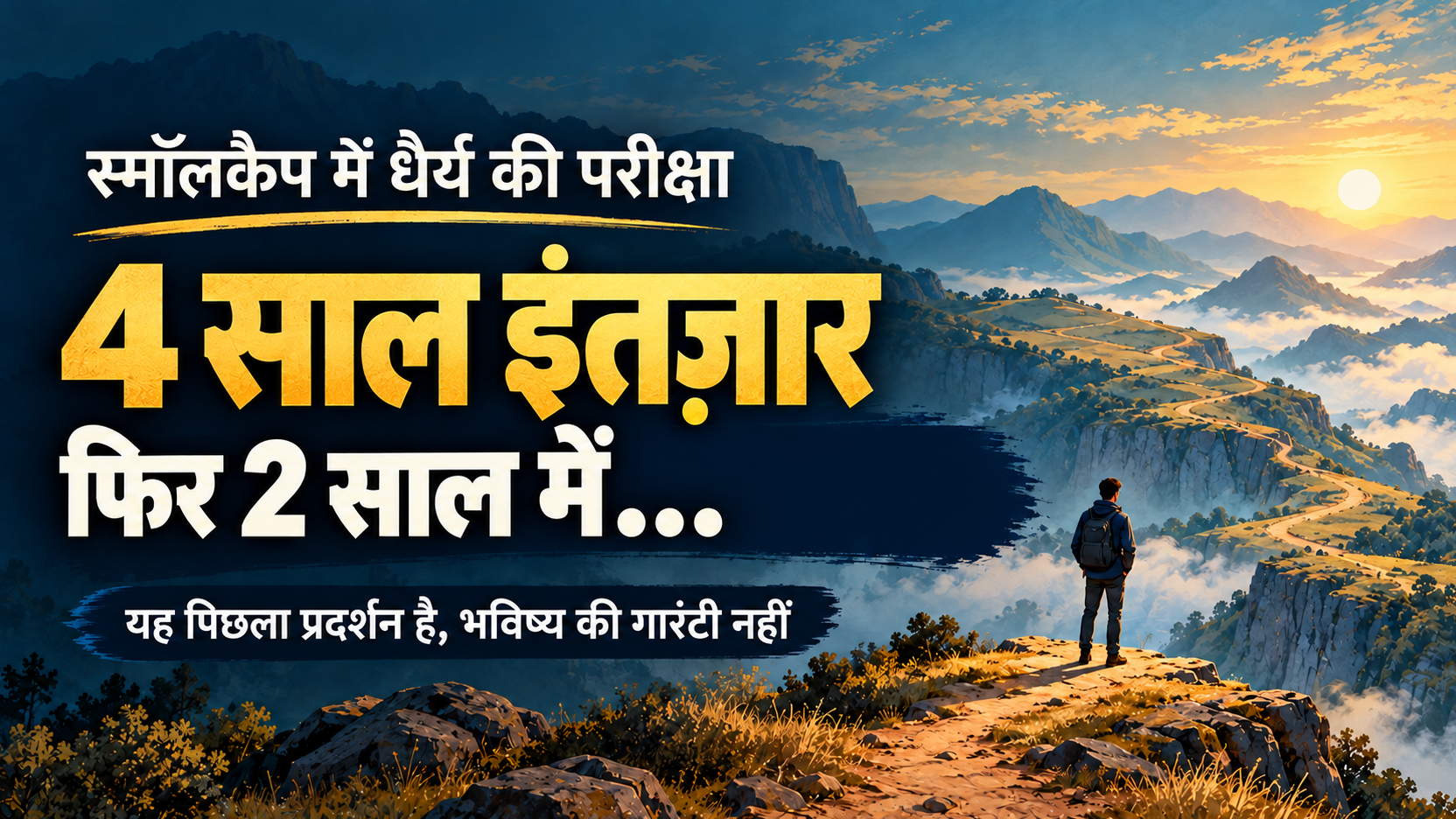स्मॉलकैप निवेश में चार साल के इंतज़ार और बाद की रिकवरी का सांकेतिक चित्र